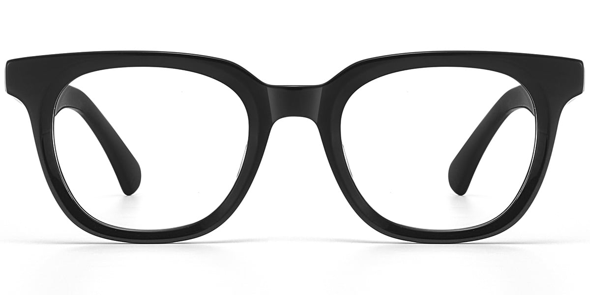Acetate Square Reading Glasses black