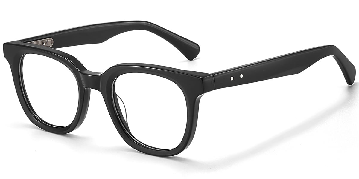 Acetate Square Reading Glasses black