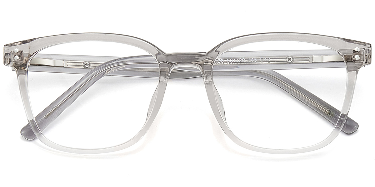 Acetate Square Reading Glasses gradient_grey