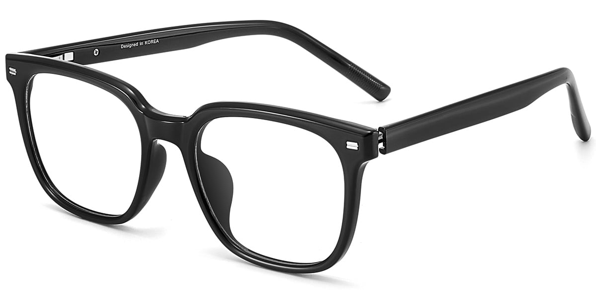 Acetate Square Reading Glasses black