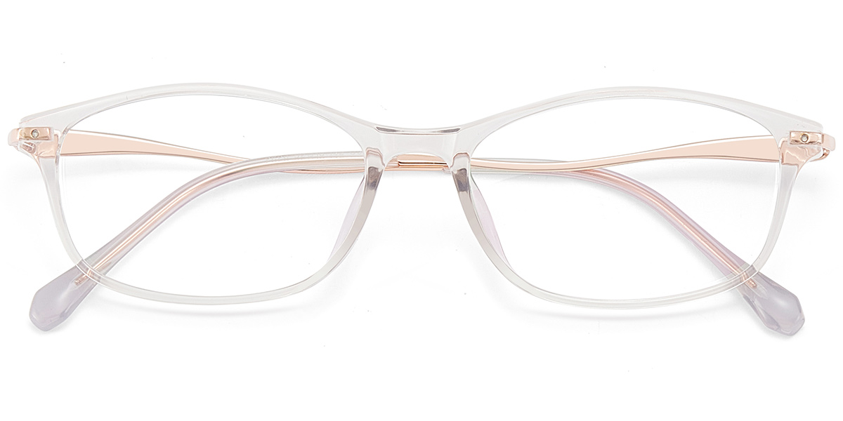 Acetate Rectangle Reading Glasses translucent-brown