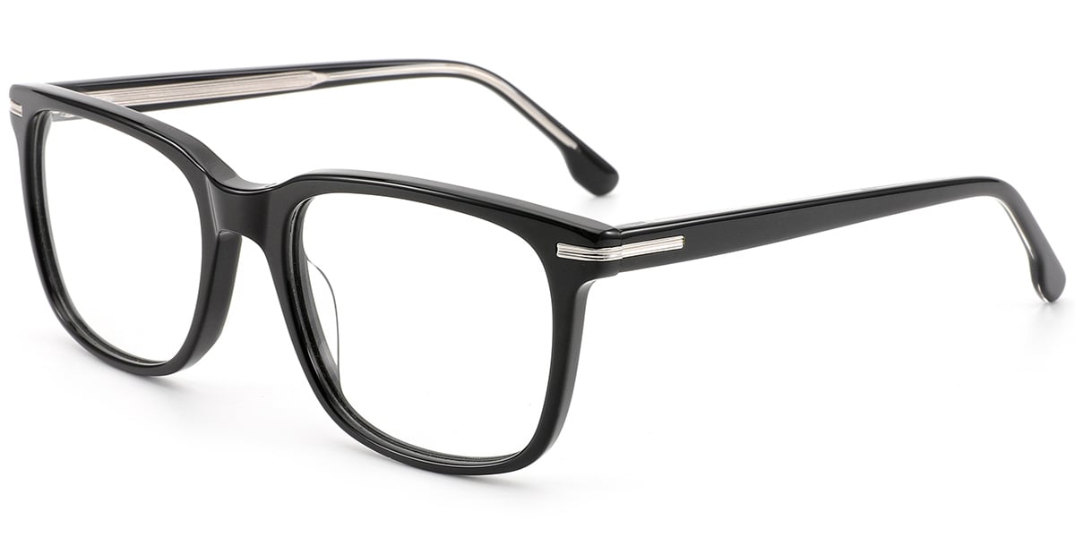 Acetate Square Reading Glasses black