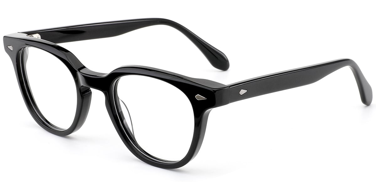 Acetate Square Reading Glasses black