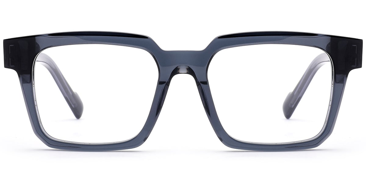 Acetate Square Reading Glasses blue