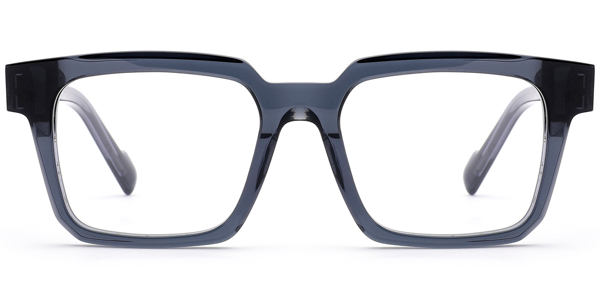 Acetate Square Reading Glasses blue