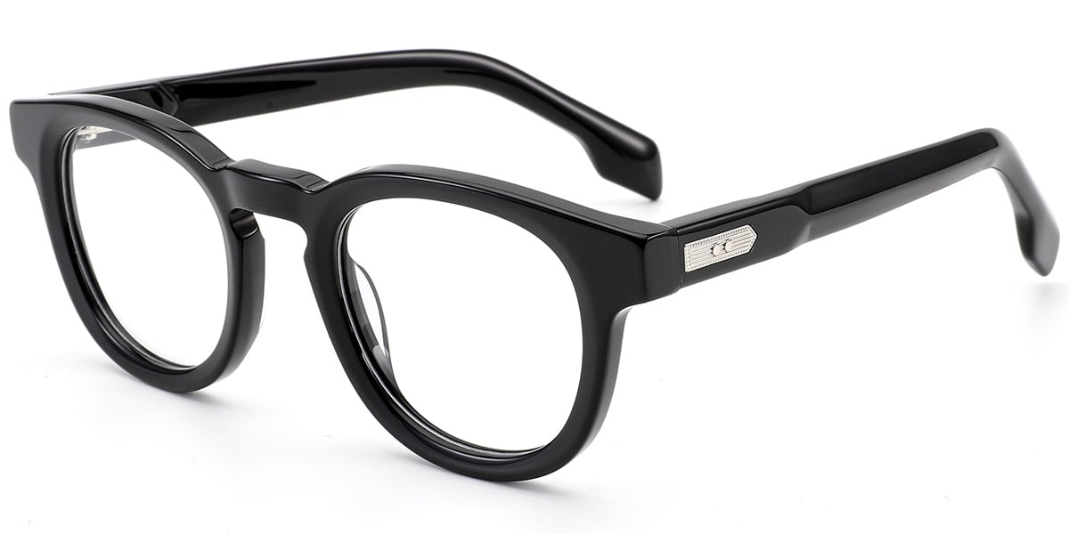 Acetate Square Reading Glasses black