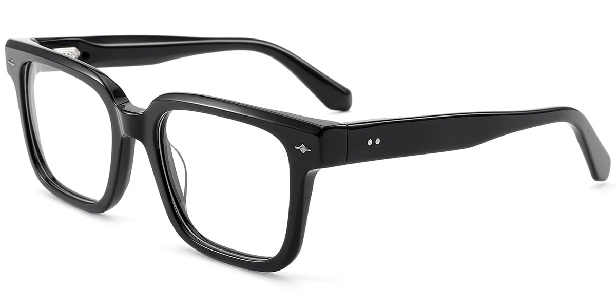Acetate Square Reading Glasses black