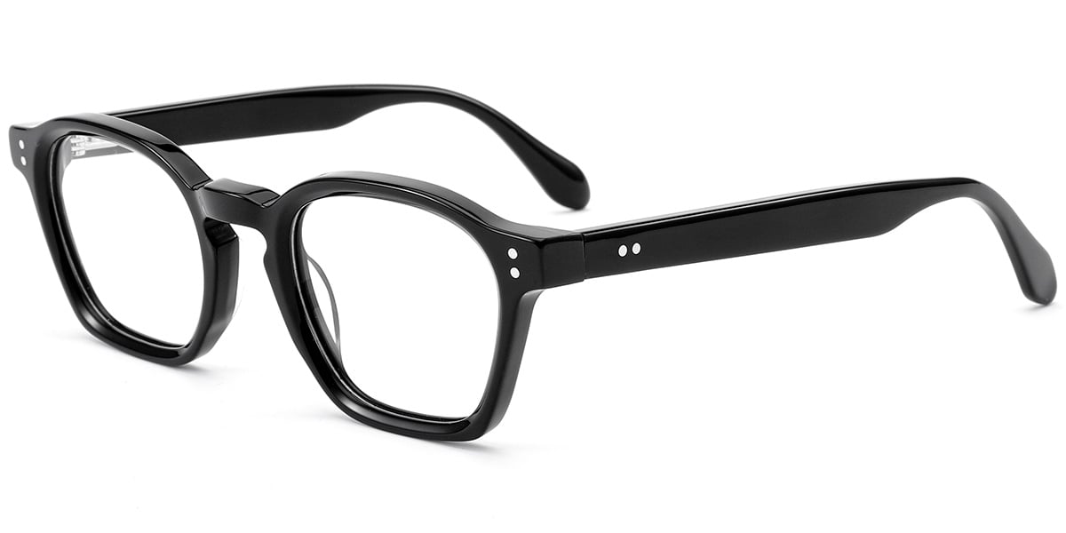 Acetate Square Reading Glasses black
