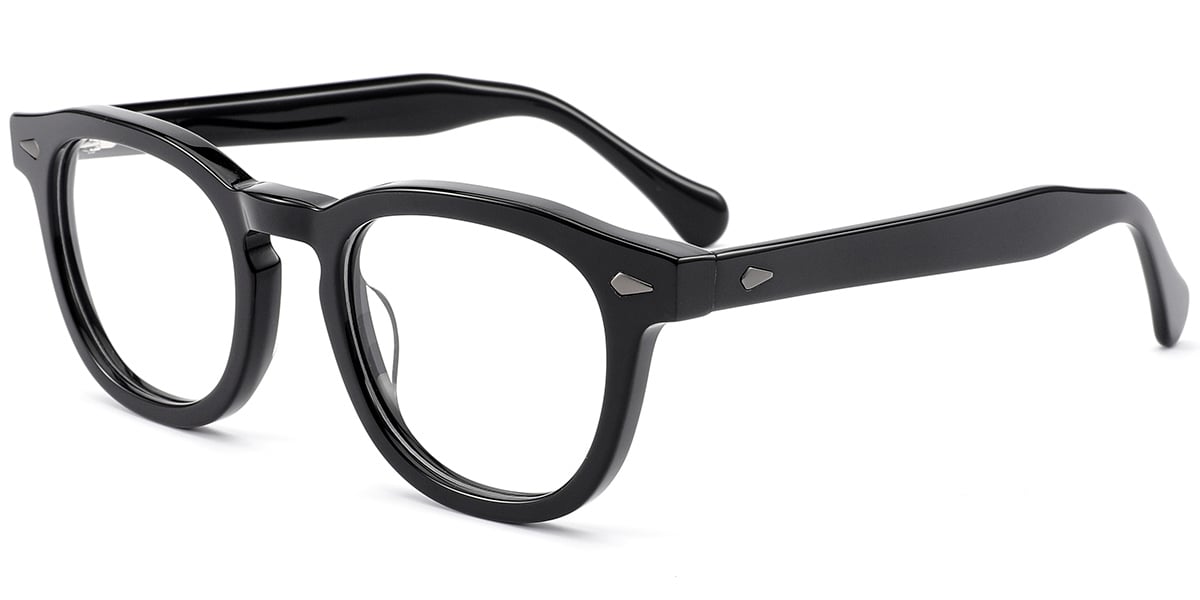 Acetate Square Reading Glasses black
