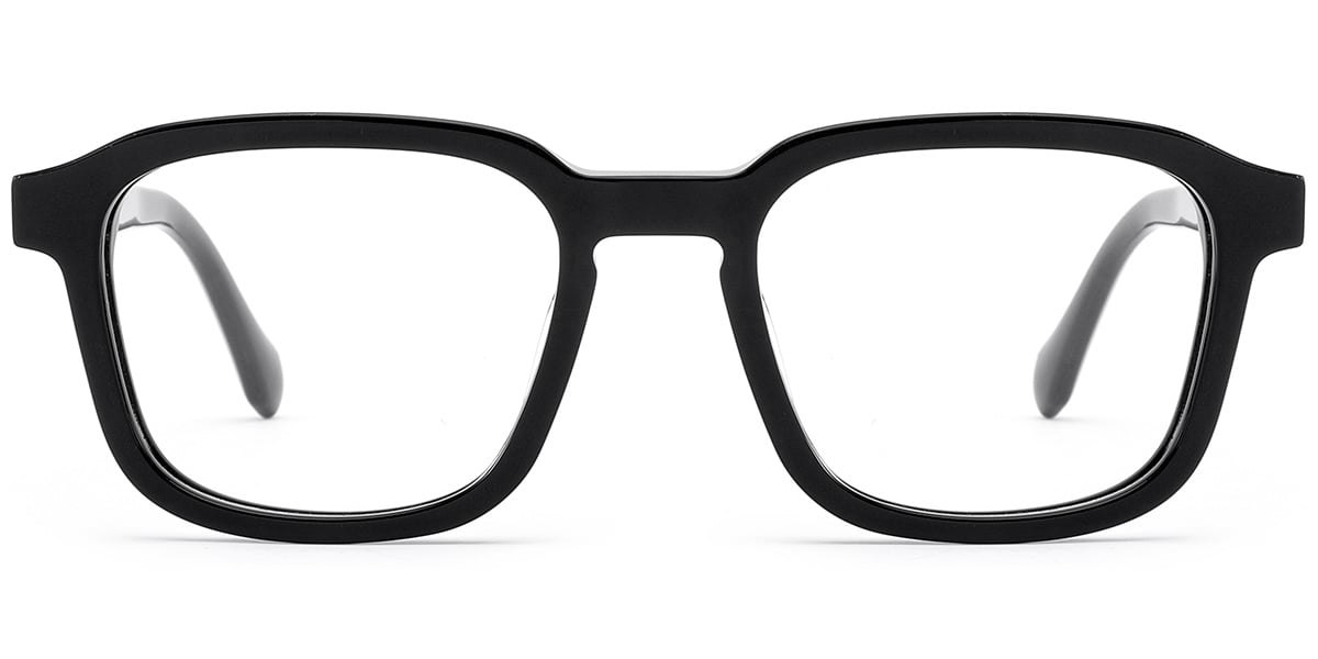 Acetate Square Reading Glasses black