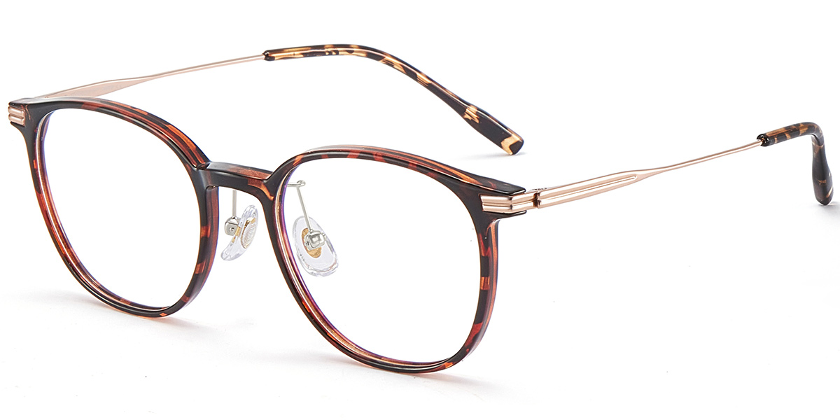 Titanium Square Reading Glasses tortoiseshell