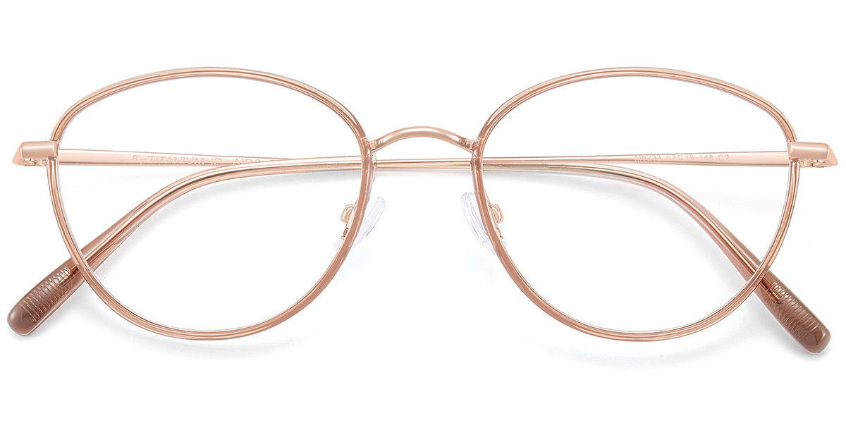 Titanium Round Reading Glasses RF9989