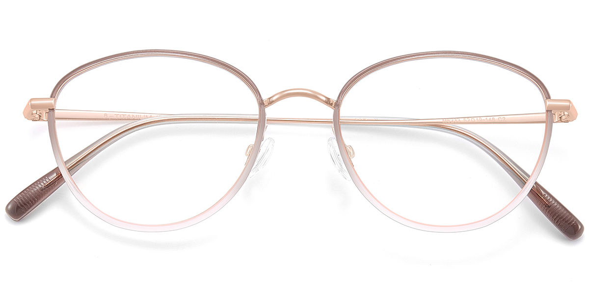 Titanium Round Reading Glasses RF9989