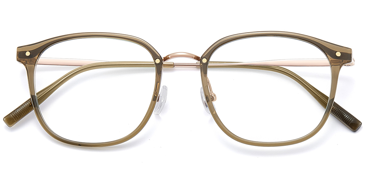 Acetate & Titanium Square Reading Glasses RF9992