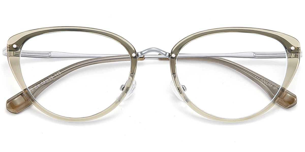 Acetate & Titanium Cat Eye Reading Glasses RF9995