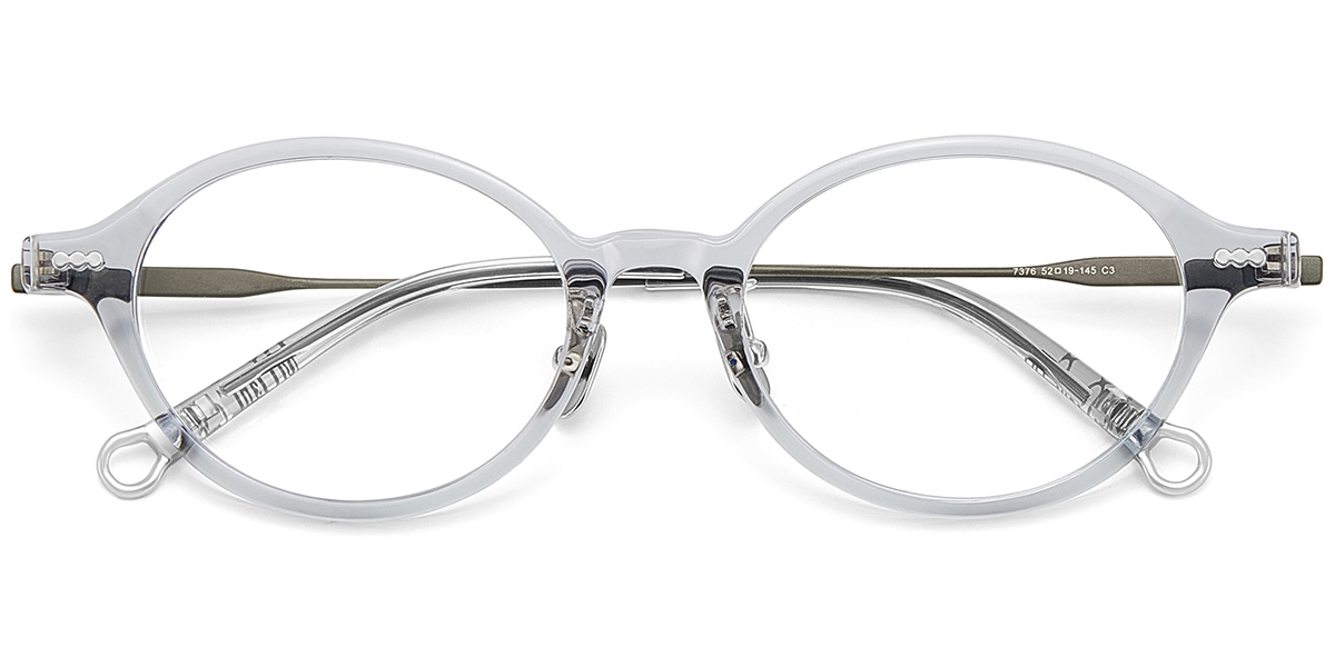 Acetate & Titanium Oval Reading Glasses RF9996
