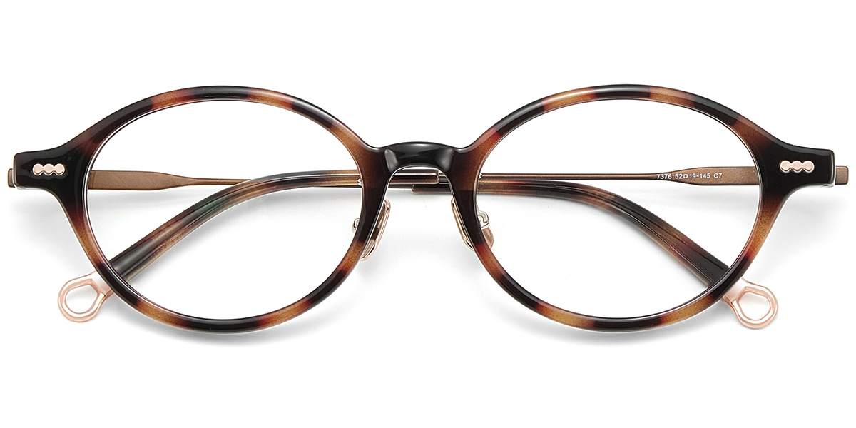 Acetate & Titanium Oval Reading Glasses RF9996