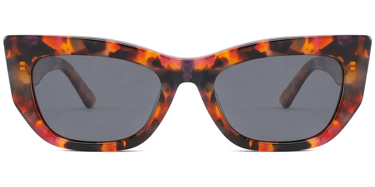 Acetate Rectangle Sunglasses SG10251