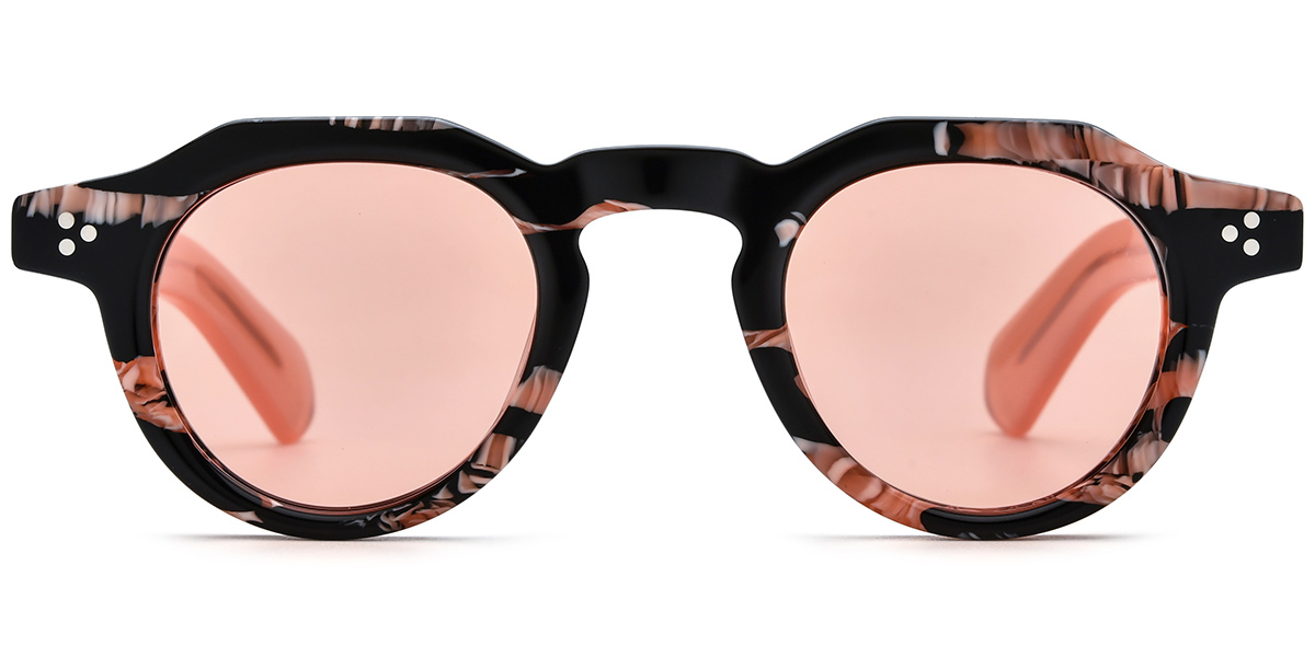 Acetate Round Sunglasses SG10304