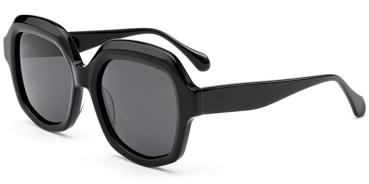 Acetate Geometric Sunglasses SG10542