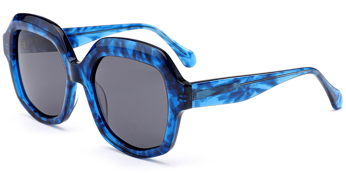 Acetate Geometric Sunglasses SG10542
