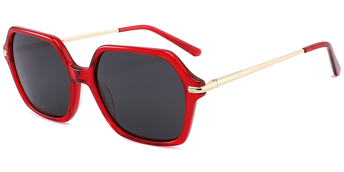 Acetate Square Sunglasses SG10549
