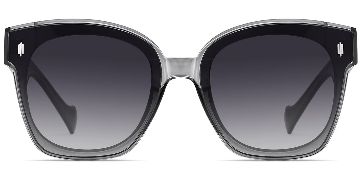 Women's Square Sunglasses translucent-tortoiseshell+gradient_amber