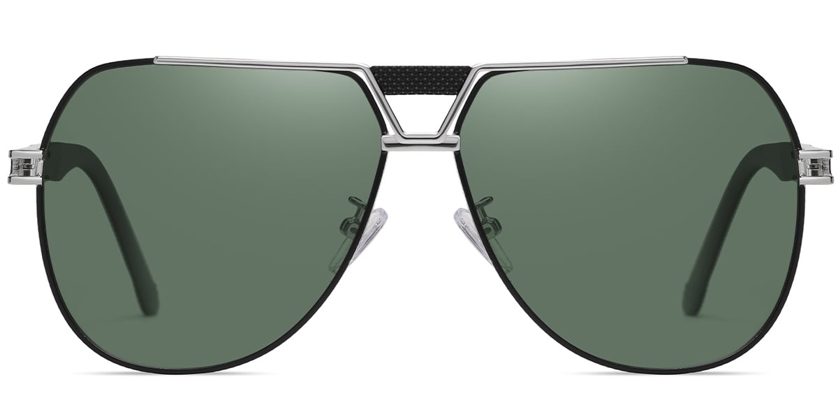 Men's Aviator Geometric Sunglasses 
