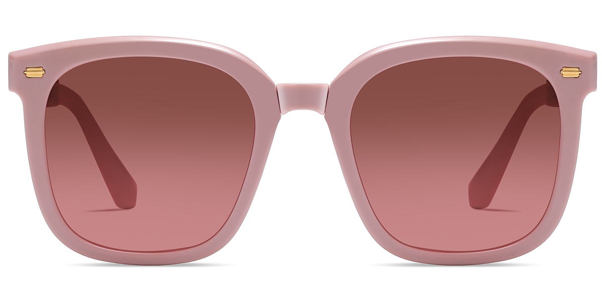 Square Sunglasses pink+mirrored_pink_polarized