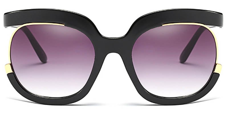 Round Sunglasses bright_black+gradient_grey