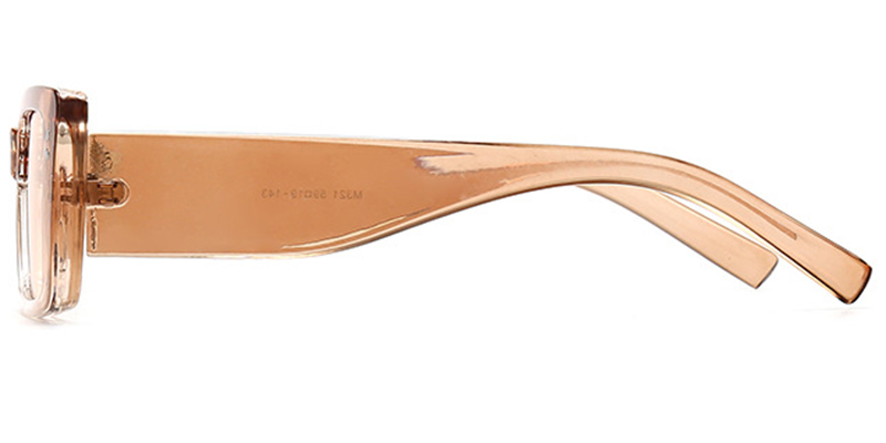 Rectangle Sunglasses translucent-brown+light_amber