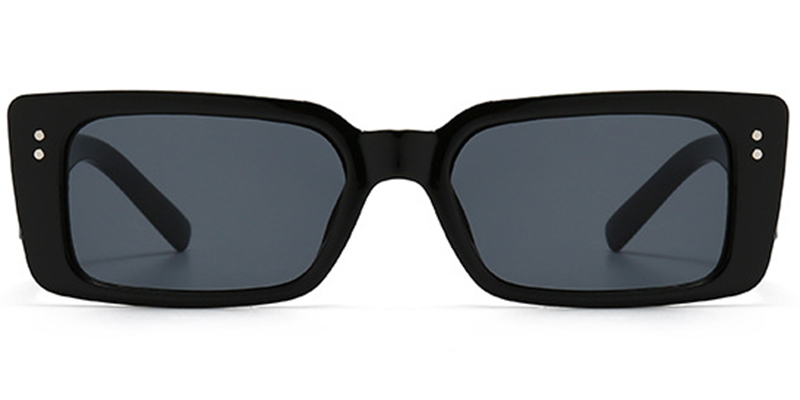 Rectangle Sunglasses black+dark_grey