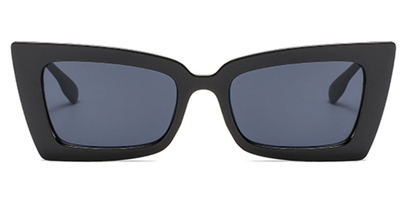 Rectangle Sunglasses black+dark_grey