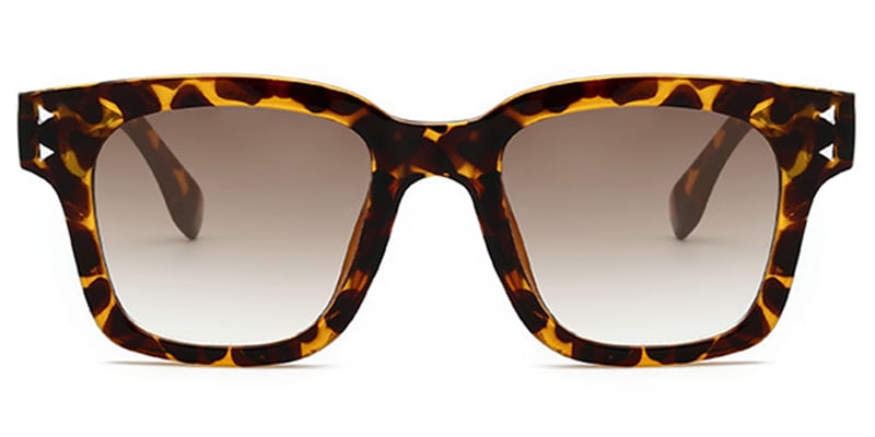 Square Sunglasses tortoiseshell+light_amber