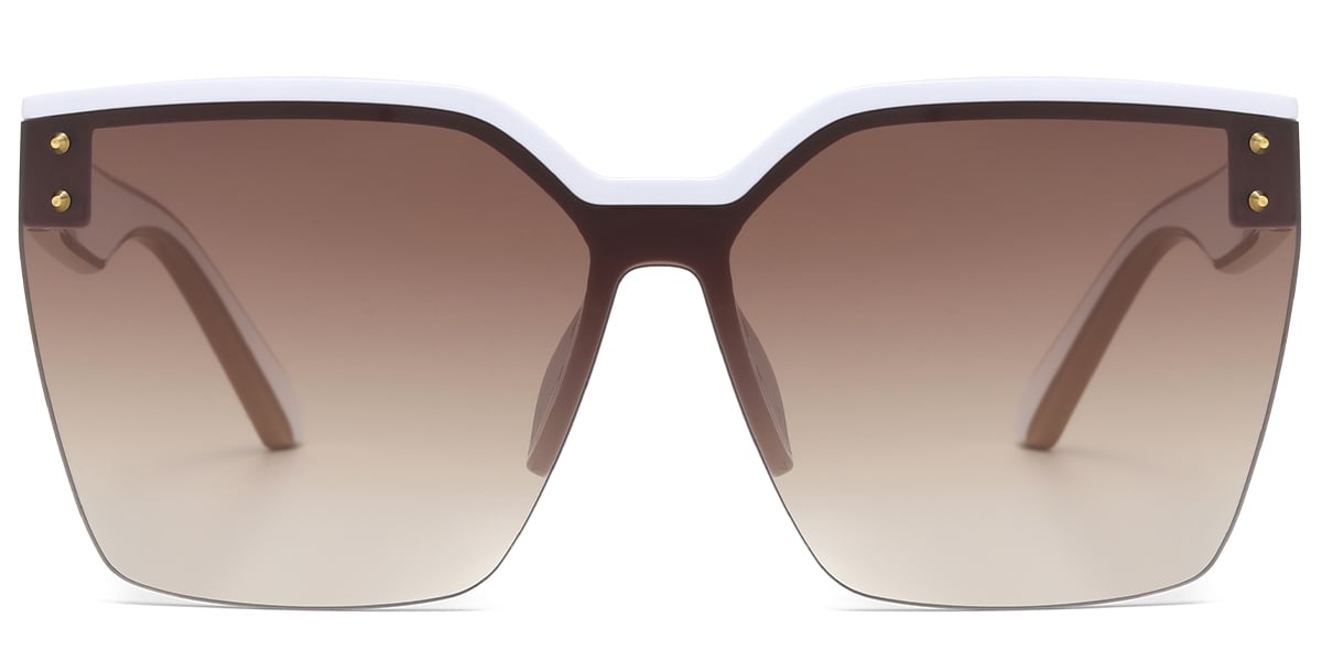 Square Geometric Sunglasses 
