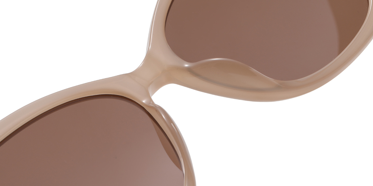 Square Sunglasses translucent-brown+amber_polarized