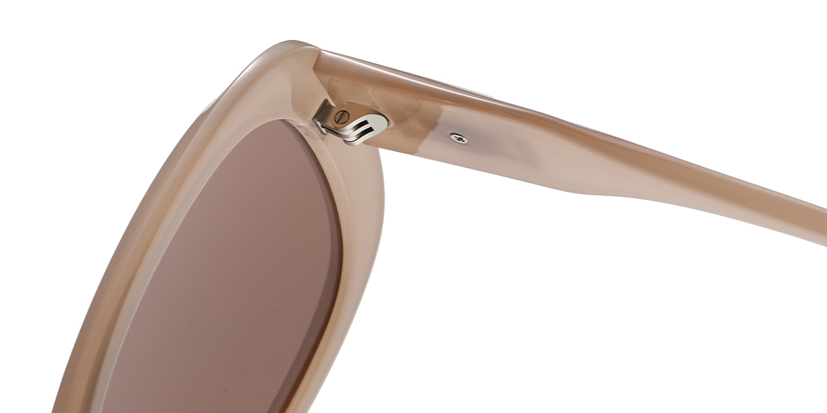 Square Sunglasses translucent-brown+amber_polarized