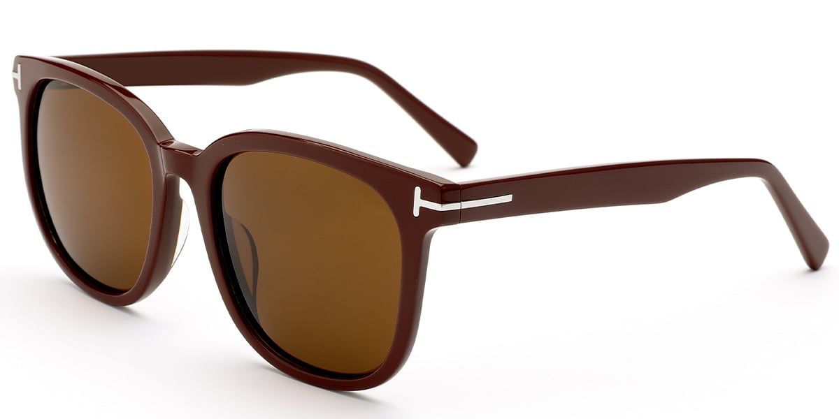 Acetate Square Sunglasses 