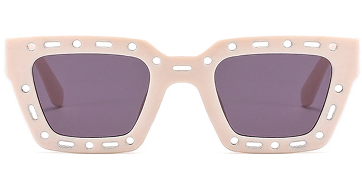 Square Sunglasses pink+dark_grey