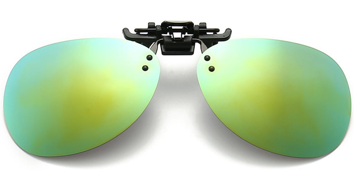 Geometric Sunglasses black+mirrored_yellow_polarized