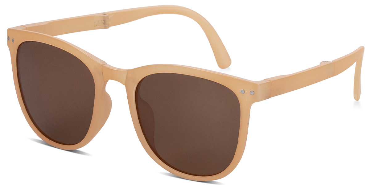 Square Sunglasses light_brown+amber_polarized
