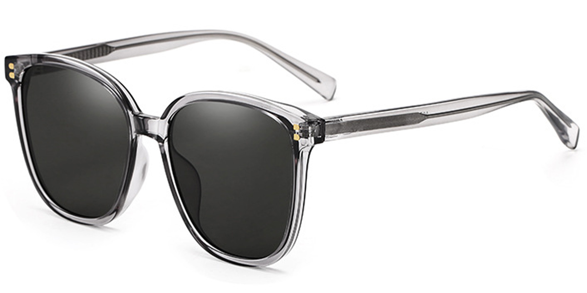 Square Sunglasses translucent-grey+dark_grey