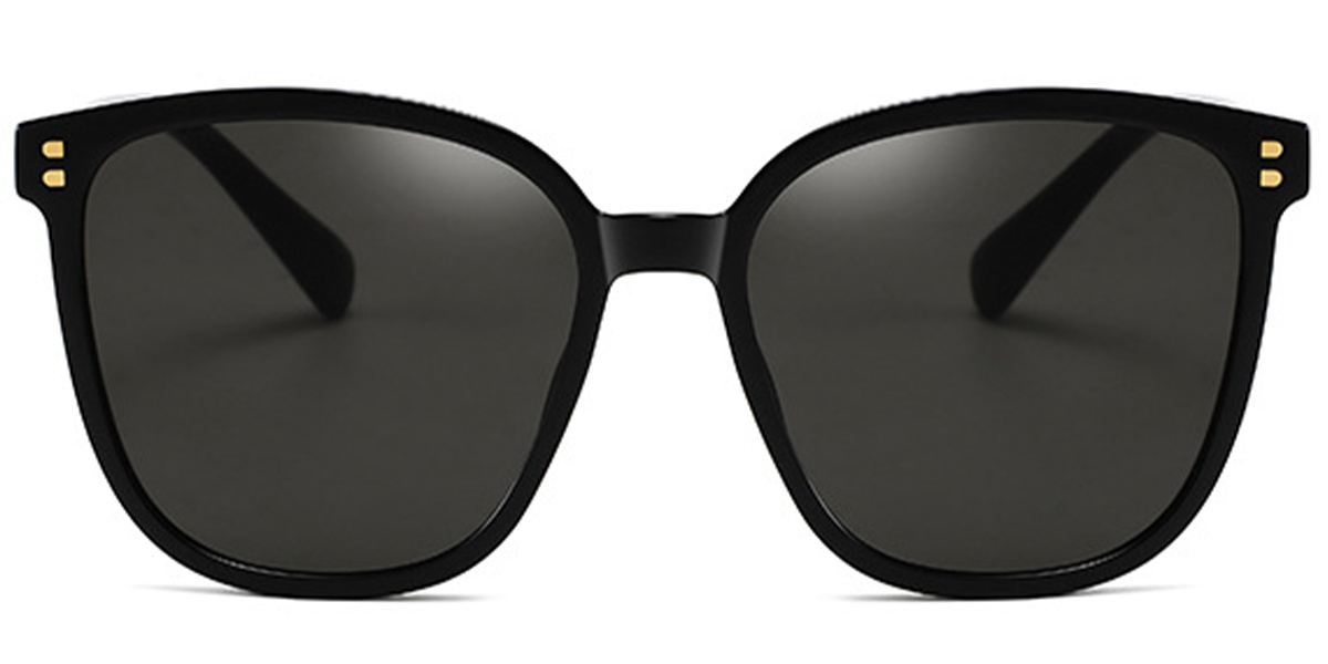 Square Sunglasses black+dark_grey