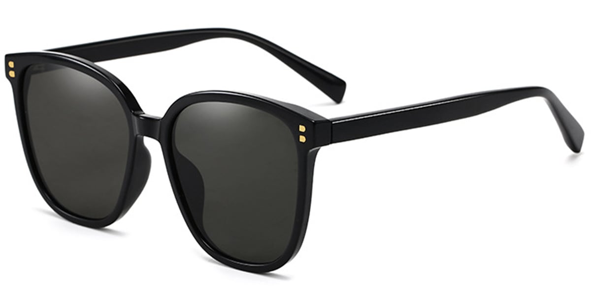 Square Sunglasses black+dark_grey