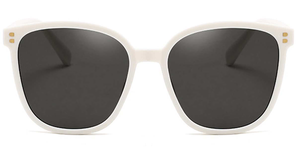 Square Sunglasses beige+dark_grey