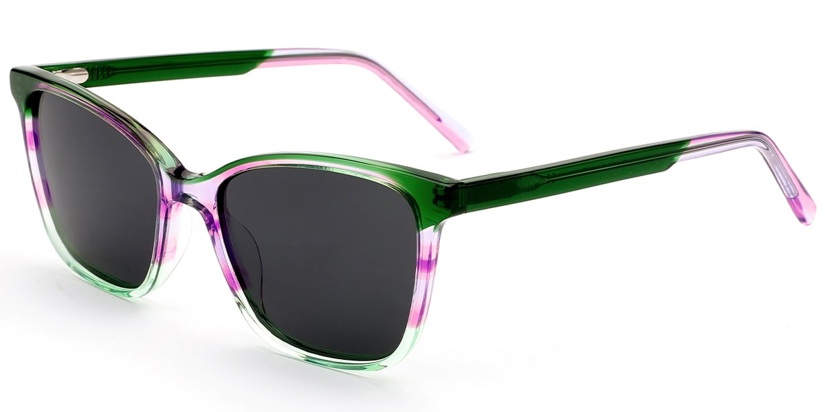 Acetate Square Sunglasses 