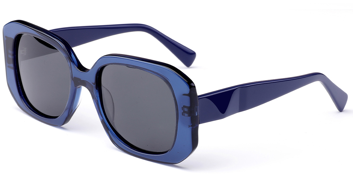 Acetate Square Sunglasses 