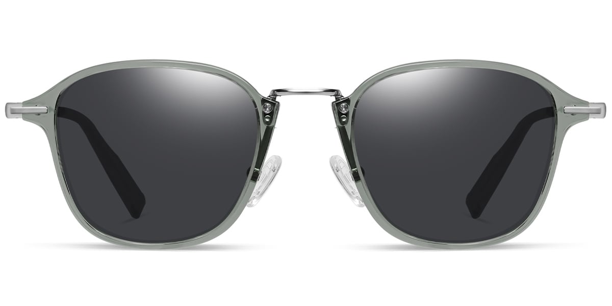 Square Sunglasses translucent-grey+dark_grey_polarized