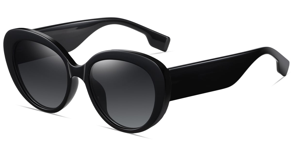 Geometric Sunglasses black+dark_grey_polarized