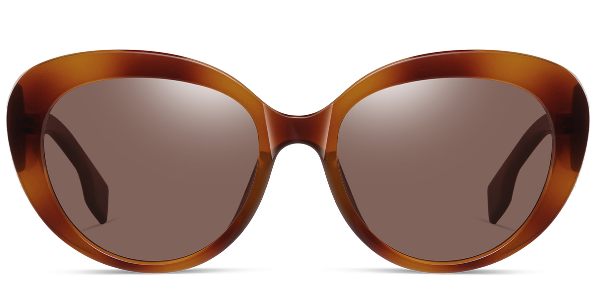 Geometric Sunglasses tortoiseshell+amber_polarized